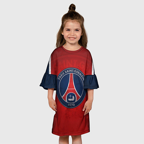 Детское платье Paris Saint-Germain / 3D-принт – фото 3