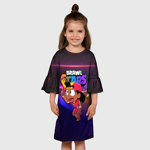 Детское платье Мег BrawlStars space / 3D-принт – фото 3