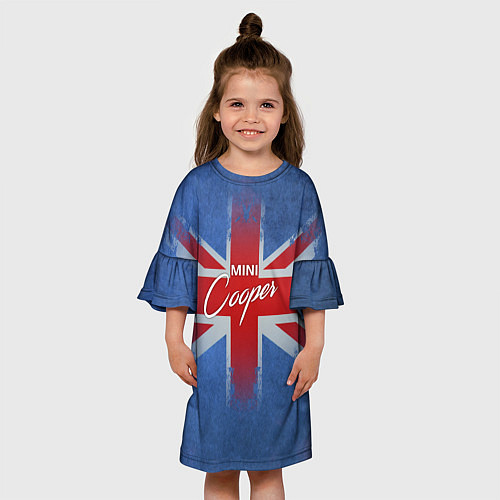 Детское платье Mini cooper Великобритания / 3D-принт – фото 3