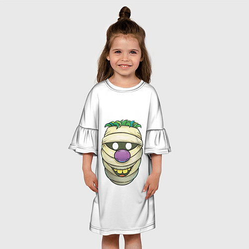 Детское платье Улыбающейся голова мумии / 3D-принт – фото 3