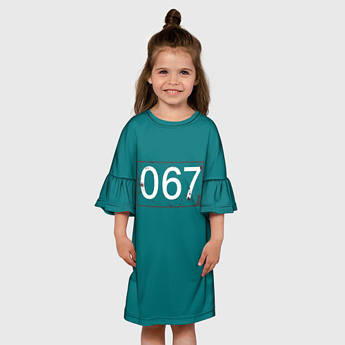 Детское платье Игрок в кальмара 067 / 3D-принт – фото 3