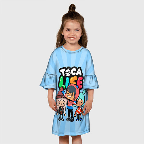 Детское платье Toca Life World / 3D-принт – фото 3
