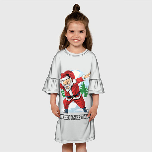 Детское платье Mary Christmas Dab / 3D-принт – фото 3