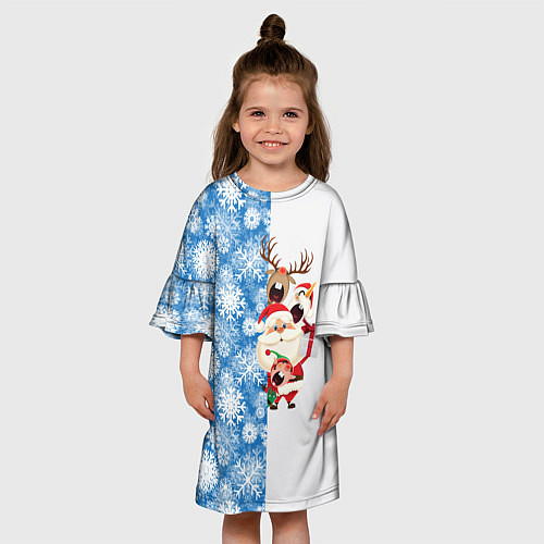 Детское платье Подарок от Санты / 3D-принт – фото 3