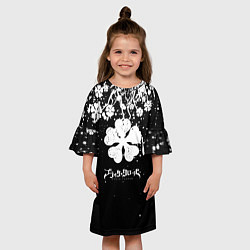 Платье клеш для девочки Black clover: Asta, цвет: 3D-принт — фото 2