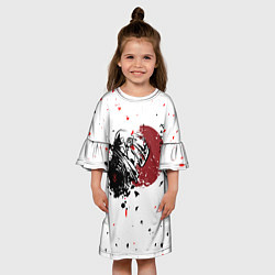 Платье клеш для девочки Berserk Берсерк, цвет: 3D-принт — фото 2
