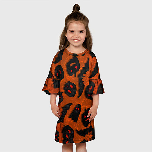 Детское платье Halloween print / 3D-принт – фото 3