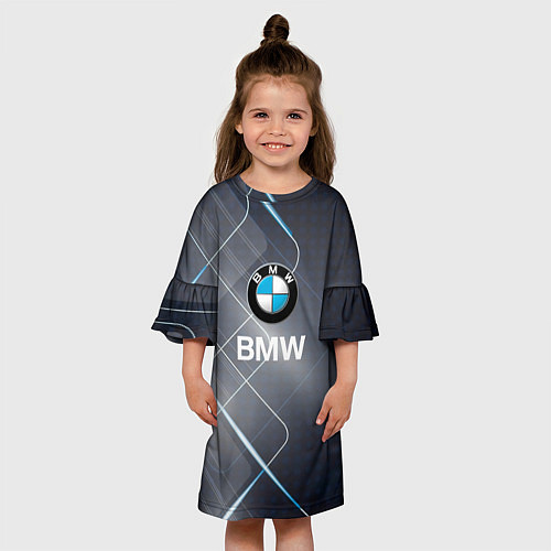 Детское платье BMW Logo / 3D-принт – фото 3