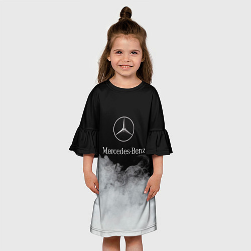 Детское платье Mercedes-Benz Облака / 3D-принт – фото 3