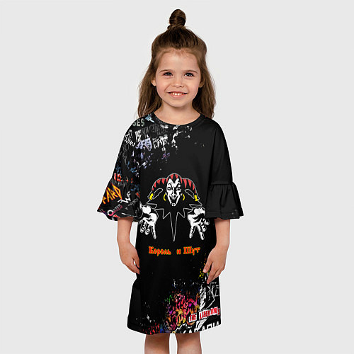 Детское платье Лого рок групп / 3D-принт – фото 3