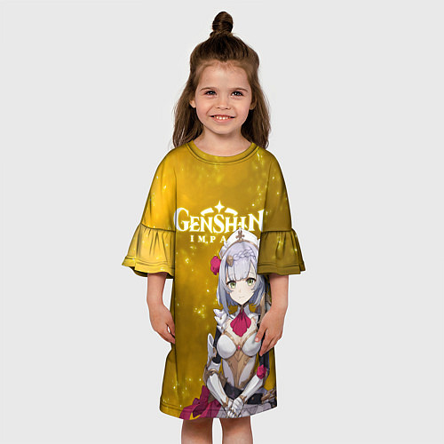 Детское платье НОЭЛЛЬ NOELLE ГЕО / 3D-принт – фото 3