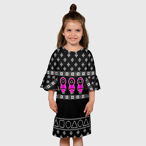 Детское платье Новогодний свитер Ojingeo geim / 3D-принт – фото 3