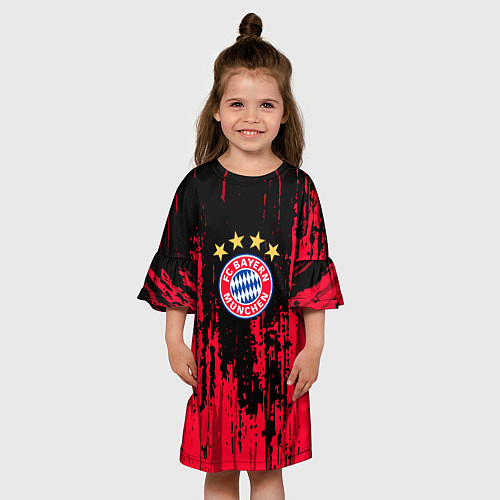 Детское платье Bayern Munchen: Бавария / 3D-принт – фото 3