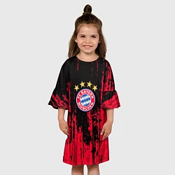 Платье клеш для девочки Bayern Munchen: Бавария, цвет: 3D-принт — фото 2