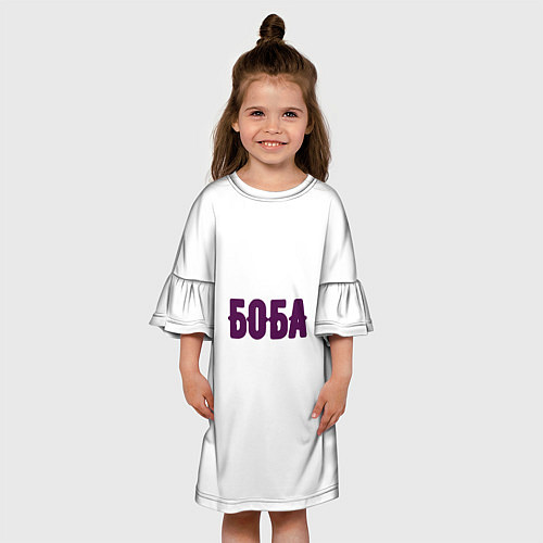 Детское платье БОБА БОБА / 3D-принт – фото 3