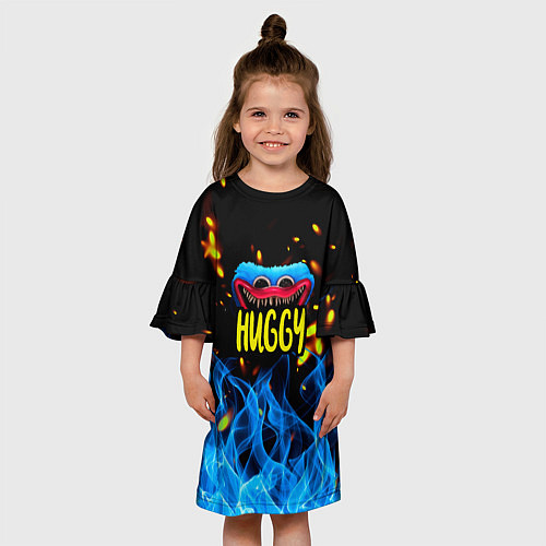 Детское платье Poppy Playtime: Blue Fire / 3D-принт – фото 3