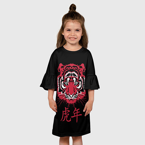 Детское платье Год тигра: китайский гороскоп / 3D-принт – фото 3
