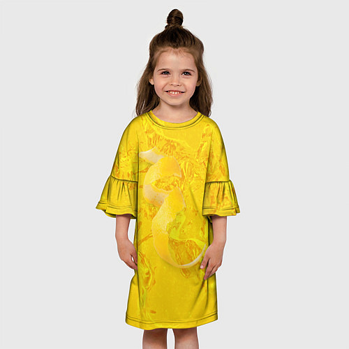 Детское платье Витамин / 3D-принт – фото 3