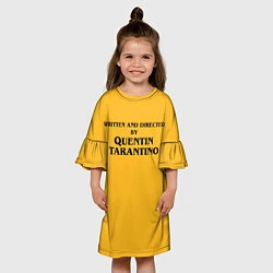 Платье клеш для девочки Срежиссировано Квентином Тарантино, цвет: 3D-принт — фото 2