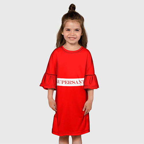 Детское платье SUPERSANTA / 3D-принт – фото 3