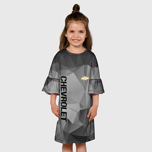 Детское платье Chevrolet Geometry / 3D-принт – фото 3
