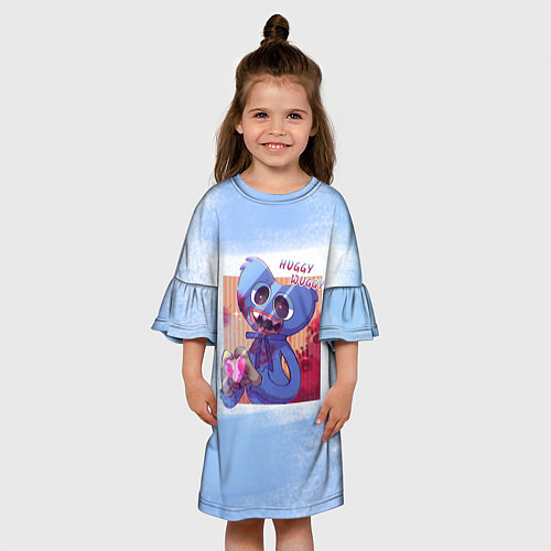 Детское платье POPPY PLAYTIME: HEART / 3D-принт – фото 3