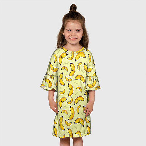 Детское платье Банановый Бум / 3D-принт – фото 3