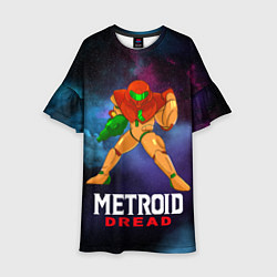 Платье клеш для девочки Varia Suit 2D Metroid, цвет: 3D-принт