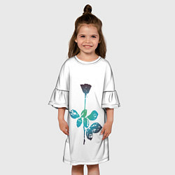 Платье клеш для девочки ROSE OF PERCEPTION, цвет: 3D-принт — фото 2