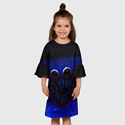 Платье клеш для девочки BLUE MONSTER POPPY, цвет: 3D-принт — фото 2