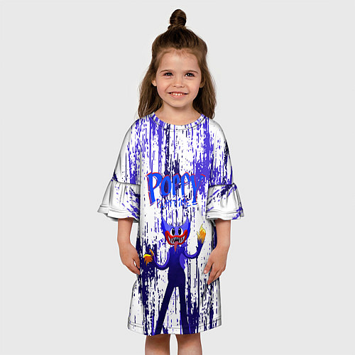 Детское платье Хагги Вагги - Poppy Playtime / 3D-принт – фото 3