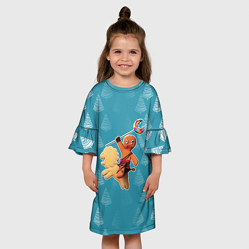 Детское платье Шрек: Пряник на коне / 3D-принт – фото 3