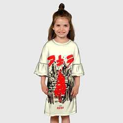 Платье клеш для девочки Akira Акира, цвет: 3D-принт — фото 2