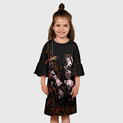 Платье клеш для девочки Darkest Dungeon Fish and Bones, цвет: 3D-принт — фото 2