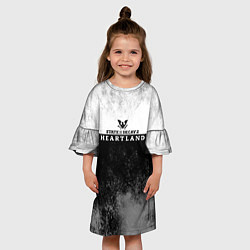 Платье клеш для девочки State of Decay Heartland Logo, цвет: 3D-принт — фото 2