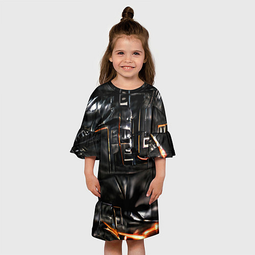 Детское платье Стиль терминатора / 3D-принт – фото 3