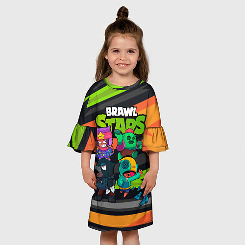 Детское платье Компания Brawl Stars / 3D-принт – фото 3