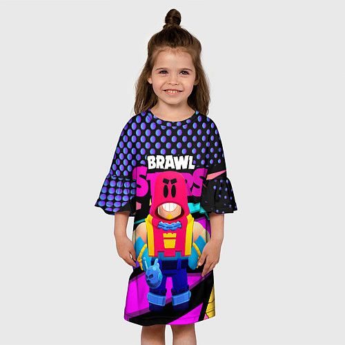 Детское платье ГРОМ БРАВЛ СТАРС GROM BRAWL STARS / 3D-принт – фото 3
