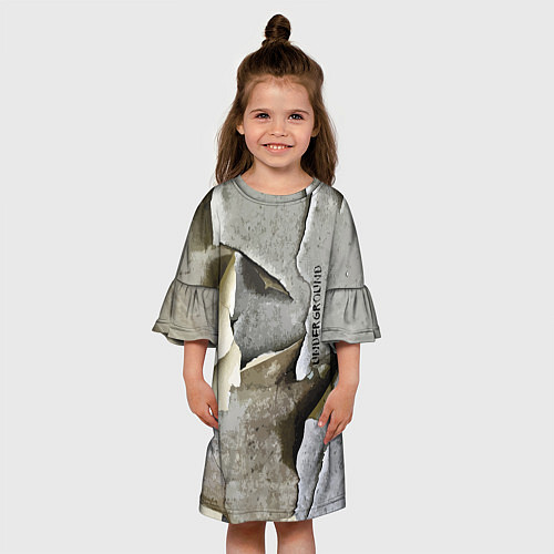 Детское платье Underground 2057 / 3D-принт – фото 3