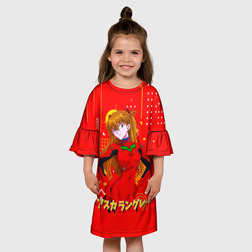 Детское платье Аска Лэнгли Сорью Evangelion / 3D-принт – фото 3