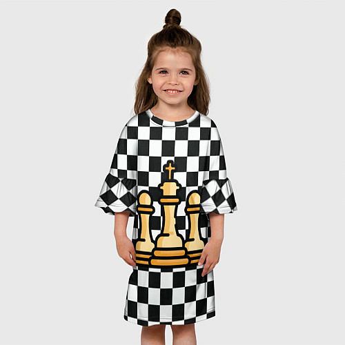 Детское платье ChessKing Abstraction / 3D-принт – фото 3