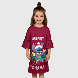 Платье клеш для девочки Merry ohana, цвет: 3D-принт — фото 2