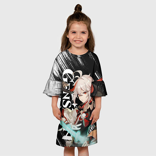 Детское платье КАДЗУХА АНЕМО KAZUHA / 3D-принт – фото 3