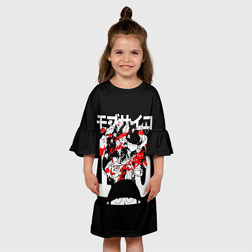 Детское платье Mob Psycho эмоции Шигео на 100 / 3D-принт – фото 3
