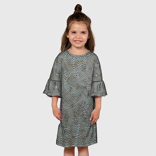 Детское платье Коллекция Journey Лабиринт 575-1 / 3D-принт – фото 3