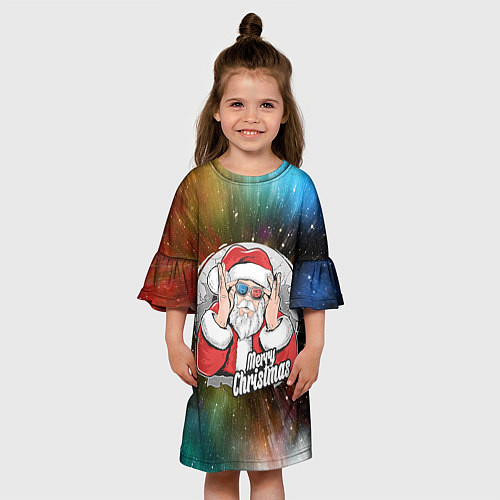Детское платье Стерео Санта 2022 / 3D-принт – фото 3