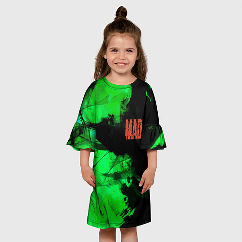 Детское платье Mad 2077 / 3D-принт – фото 3