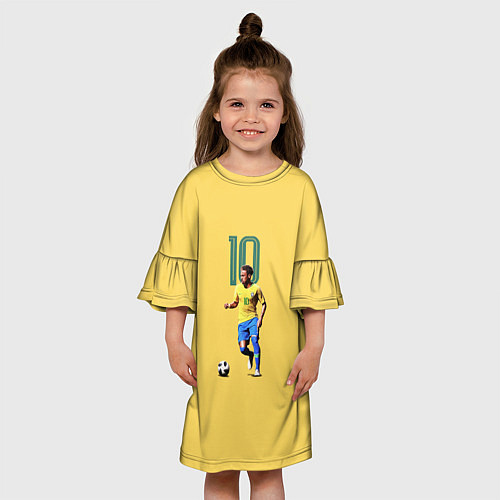 Детское платье Неймар Сборная Бразилии / 3D-принт – фото 3