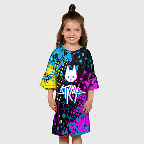 Детское платье Stray кот бродяга / 3D-принт – фото 3