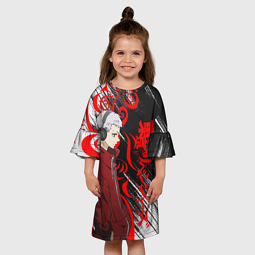 Детское платье ТАКАШИ МИЦУЯ ТОСВА TOSVA / 3D-принт – фото 3